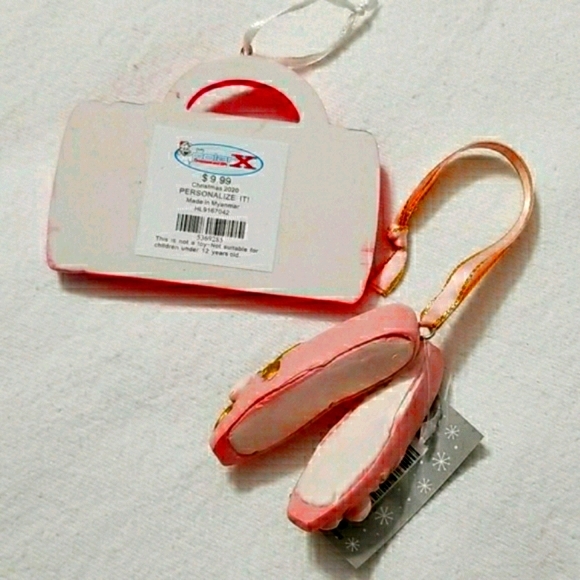 NEW Ballet Shoes & I Love Ballet Bag Ornaments - Decor from Macy's - Picture 15 of 16